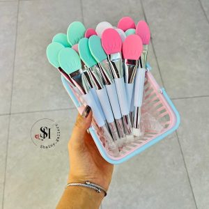 براش دوتایی ماسک و فیس ‌براش سیلیکونی