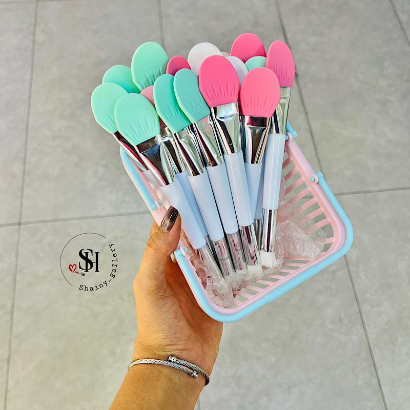 براش دوتایی ماسک و فیس ‌براش سیلیکونی