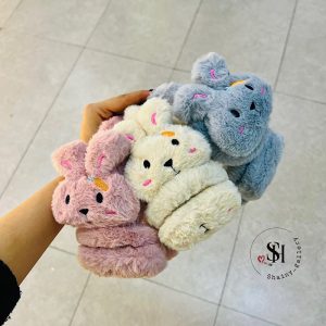 گوش گیر پشمالو طرح خرگوش